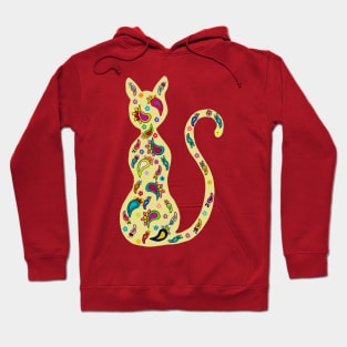 Paisley Cat Hoodie